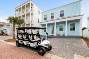 Coastal Charm 6 beds Walk to Beach Golf Cart